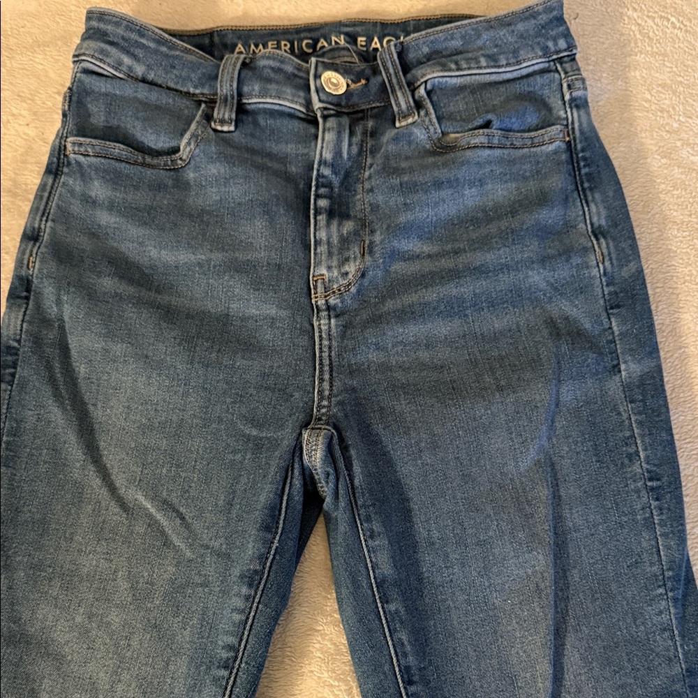 American Eagle Outfitters High Rise Blue Jeans